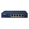 Удлинитель локальной сети Planet PoE 1xPoE-вход 4xPoE-выход 65 Вт 802.3bt и Gigabit thumbnail (2 of 3)