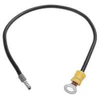 WAVERF aansluiten DC-kabel 60cm oogje M8 ​​- mouw (1 of 3)