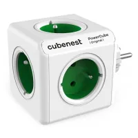 Cubenest Powercube Bunaidh soicéad 5x bán glas sábháilteachta leanaí Uasmhéid 16A 250V~3680W 50-60Hz (1 of 1)