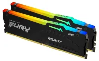 KINGSTON FURY Beast Black RGB 64GB DDR5 5600MHz CL40 DIMM Kit 2x 32GB (1 of 2)