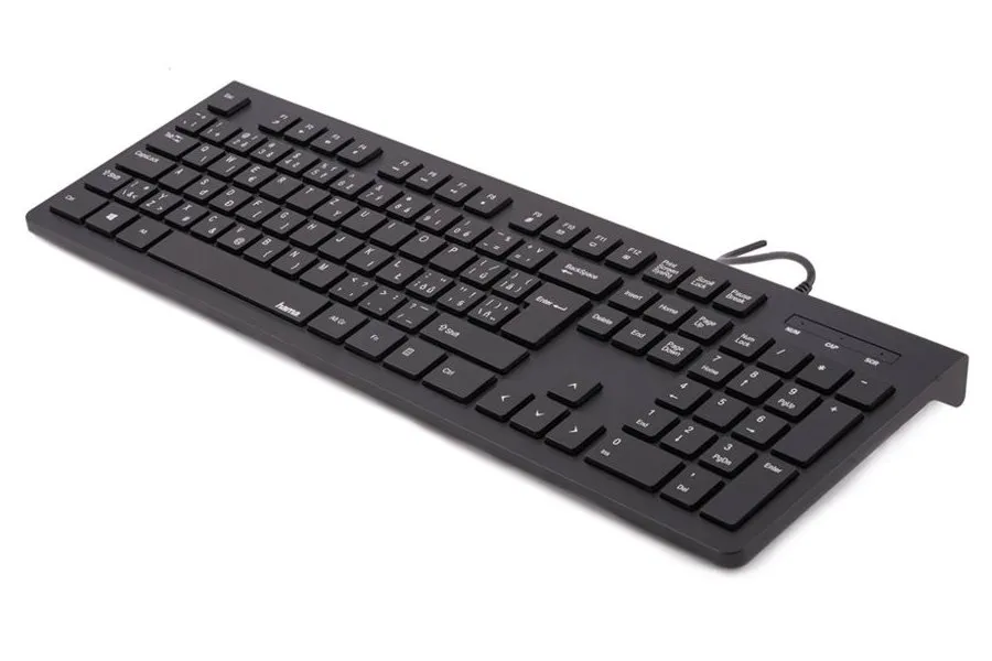 - keyboard Basic projects 200 black KC CZ+SK for your USB DIY Ropere wired HAMA |