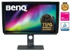 BENQ 32" LED SW321C IPS панел 3840x2160 1000:1 5ms 2x HDMI DP USB USB-C четец на карти черен