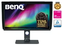 BENQ 32" LED SW321C IPS skydelis 3840x2160 1000:1 5ms 2x HDMI DP USB USB-C kortelių skaitytuvas juodas (1 of 7)