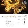 COLORWAY Catena LED da interno 50 LED lunghezza 5m bianco caldo 8 funzioni Alimentazione USB thumbnail (2 of 13)