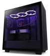 Корпус NZXT H7 Flow edition ATX 2x 120 мм вентилятор USB-C 2x USB скляна бічна сітчаста панель чорна