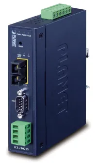 Промышленный преобразователь Planet RS-232 422 485 в IP 1x COM 1x 100Base-FX SC SM 30 км 9-48 В постоянного тока 24 В переменного тока -40~+75°C IP30 (1 of 3)