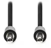 NEDIS cable jack 35 mm - jack 3.5 mm black bulk 1m thumbnail (2 of 2)