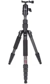 Tripod Compact Traveler No 1 Carbon φορτίο 8kg εκτεταμένο 142 cm μαύρο άνθρακα