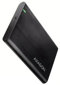 AXAGON extern Box fir 2.5" Disk EE25-A6C USB-C 3.2 Gen1 SATA 6G 0.4m schwaarz (1 of 3)