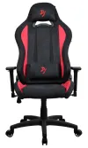 Sedia da gaming AROZZI TORRETTA Superficie in tessuto SuperSoft nero-rosso