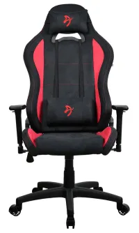 Silla gaming AROZZI TORRETTA SuperSoft superficie de tela negro-rojo (1 of 9)