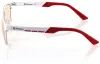 AROZZI gaming glasses VISIONE VX-800 White white-red frames amber glass thumbnail (5 of 6)