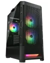 COUGAR PC-Gehäuse AIRFACE RGB, schwarzes Mid-Tower-Mesh-Frontpanel, 2 x 140 mm ARGB-Lüfter, 1 x 120 mm ARGB-Lüfter, TG Le thumbnail (1 of 19)