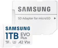 SAMSUNG EVO Plus 2024 MicroSDXC 1 TB + SD-Adapter CL10 UHS-I U3 A2 V30 (1 of 5)