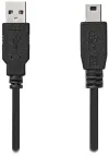 NEDIS kabel USB 2.0 vtič USB-A - vtič USB Mini-B 5 pinov črn bulk 3m thumbnail (2 of 2)