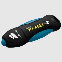 Unidade flash Corsair 128 GB Voyager USB 3.0 (leitura/gravação: 190/60 MB/s) azul-preto (1 of 1)