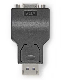 Адаптер NEDIS DisplayPort вилка DisplayPort - роз'єм VGA чорний блістер (1 of 4)