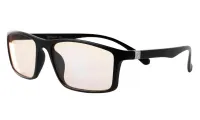 AROZZI Gaming-Brille VISIONE VX-200 mit schwarzem Rahmen und bernsteinfarbenem Glas (1 of 6)