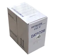 DATACOM kábel drôt C6 UTP PVC 305m box šedý (1 of 1)