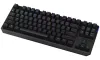 Endorfy spēļu tastatūra Thock TKL Wireless Red RGB red sw. bezvadu mehānisks ASV izkārtojums melns