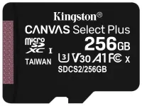 KINGSTON Canvas Select Plus 256 Gt microSD UHS-I CL10 ilman sovitinta (1 of 1)