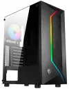 Корпус MSI MAG VAMPIRIC 100R без блока питания закаленное стекло 1x вентилятор RGB 120 мм 1x USB3.0 2x USB2.0 черный