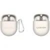 CANYON TWS-6 BT casque avec microphone BT V5.3 JL 6976D4 étui 400mAh+30mAh jusqu'à 21h beige