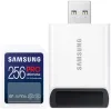 SAMSUNG PRO Ultimate SDXC 256GB + USB-sovitin CL10 USH-I U3 V30 thumbnail (1 of 3)