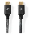 NEDIS PROFIGOLD High Speed ​​​​HDMI 2.0 kabel med Ethernet 4K@60Hz guldbelagte HDMI-HDMI stik bomuldsgrå BOX 3m thumbnail (2 of 2)