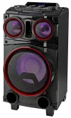 NEDIS Party Lautsprecher Kraaft 120 W Bluetooth maximal playback Zäit op Batterie 65 Stonnen Handle Party Beliichtung