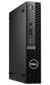 ## Dell OptiPlex 7020 Micro MFF

A számítógép alapja egy négymagos **Intel Core i3-14100T** processzor, amely 2,7 ​​GHz-es frekvencián dolgozik, kiegészítve **8 GB** operációs memóriával. A képadatokat az integrált **Intel UHD 770** grafikus kártya kezeli. A felhasználói adatok tárolására egy **256 GB** kapacitású **SSD-lemez** áll rendelkezésre. A számítógép **Wi-Fi és Bluetooth** vezeték nélküli kapcsolattal, USB billentyűzettel és optikai egérrel van felszerelve. A **Windows 11 Pro** operációs rendszerrel érkezik.

**Grafikus kártya:** Intel UHD 730

### Felszerelés

- WiFi
- Bluetooth
- USB billentyűzet és egér

**Processzor:** Intel Core i3-14100T

**Operációs rendszer:** Windows 11 Pro

**A tok formátuma:** Mini PC

**Működési memória mérete:** 8 GB

**HDD kapacitása:** 256 GB SSD

**Súly:** 1,24 kg

### Részletes konfigurációs leírás

- Intel Core i3-14100T processzor (2,7 GHz, turbó 4,4 GHz, 12 MB gyorsítótár, négymagos)
- Memória 8 GB (1× 8 GB) 4800 MT/s DDR5
- SSD lemez 256 GB (PCIe NVMe M.2 2230)
- Intel UHD 730 grafikus kártya
- Wi-Fi: Intel Wi-Fi 6E 2×2 AX211 802.11ax (háromsávos 2,4/5/6 GHz) 2400 Mbps + Bluetooth 5.3
- Billentyűzet Dell KB216, multimédiás, cseh, fekete
- Dell MS116 egér, optikai, fekete
- 65 W-os tápegység
- Windows 11 Pro telepítve, több nyelven
- A Microsoft Office próbaverziója
- Nincs távoli kezelés