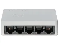 HiLook Powered by HIKVISION stikalo NS-0505D 5x port 1000 Mbps RJ45 ports 1 Gbps Plastic (1 of 1)