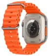 Apple Watch Ultra 2 49mm titanium with orange ocean strap thumbnail (3 of 3)