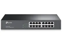 Switch TP-Link TL-SF1016DS 16 x 10 100 Mbs rack metálico de 13" (1 of 3)