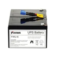 Batería de plomo FUKAWA FWU6 para UPS APC batería de repuesto para RBC6 24V 12Ah vida útil 5 años (1 of 1)