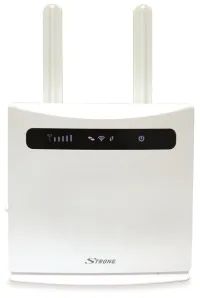 STRONG 4G LTE router 300 Wi-Fi standard 802.11 b g n 300 Mbit s 24GHz 4x LAN (1x WAN) USB SIM reža bela (1 of 5)