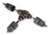 Conector XtendLan T para fios de até 275 mm de diâmetro instalação de cabeamento à prova d'água de 6 mm a 10 mm (diâmetro)