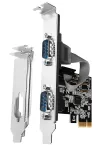 AXAGON PCIe kontroller 2x jadaport (RS-232) PCEA-S2N 250 kbps LP bracket thumbnail (1 of 3)