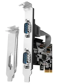 AXAGON PCIe kontroller 2x jadaport (RS-232) PCEA-S2N 250 kbps LP bracket (1 of 3)