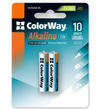 Colorway alkaline battery AAA 1.5V 2 pcs in blister pack (1 of 1)