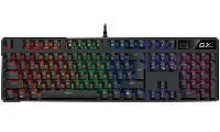 GENIUS GX GAMING Scorpion K12 ενσύρματοι μηχανικοί καφέ διακόπτες RGB οπίσθιου φωτισμού Copilot USB μαύρη διάταξη CZ+SK (1 of 3)