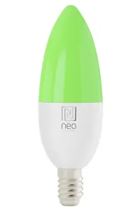 IMMAX NEO SMART LED bulb E14 6W RGB+CCT color and white dimmable Wi-Fi TUYA (1 of 5)