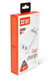 COLORWAY 2x USB mains charger 10W 100V-240V White thumbnail (8 of 8)