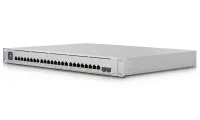 „Ubiquiti UniFi Switch Enterprise 24 PoE“ – 12 x 2,5 Gbit RJ45 12 x 1 Gbit RJ45 2 x SFP+ prievadas PoE 802.3af prie (PoE bud. 400 W) (1 of 6)