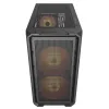 Корпус для ПК COUGAR MX600 Black Mini Tower Mesh Передня панель 2 x 160 мм + 1 x 120 мм вентилятори Прозора ліва панель thumbnail (3 of 23)