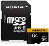 ADATA Premier One 64GB microSDXC UHS-II U3 CL10 + sovitin