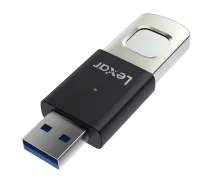 Lexar-flash-asema 128 Gt Fingerprint F35Pro USB 3.2 (luku/kirjoitus: 400/300MB/s) (1 of 6)