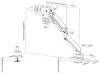 Neomounts Select NM-D775WHITEPLUS Support incurvé. présentoir de table 10-49" pince VESA 100X100 capacité de charge 10kg piston à gaz blanc thumbnail (5 of 6)