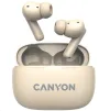 CANYON OnGo 10 ANC TWS-10 ANC+ENC headphones with microphone BT V5.3 BT8922F case 500mAh+40mAh Quick charge beige