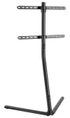 NEDIS gulv TV stativ 49 - 70" 40 kg design V-form anti-skrid strop Snap-lock aluminium stål sort thumbnail (3 of 5)